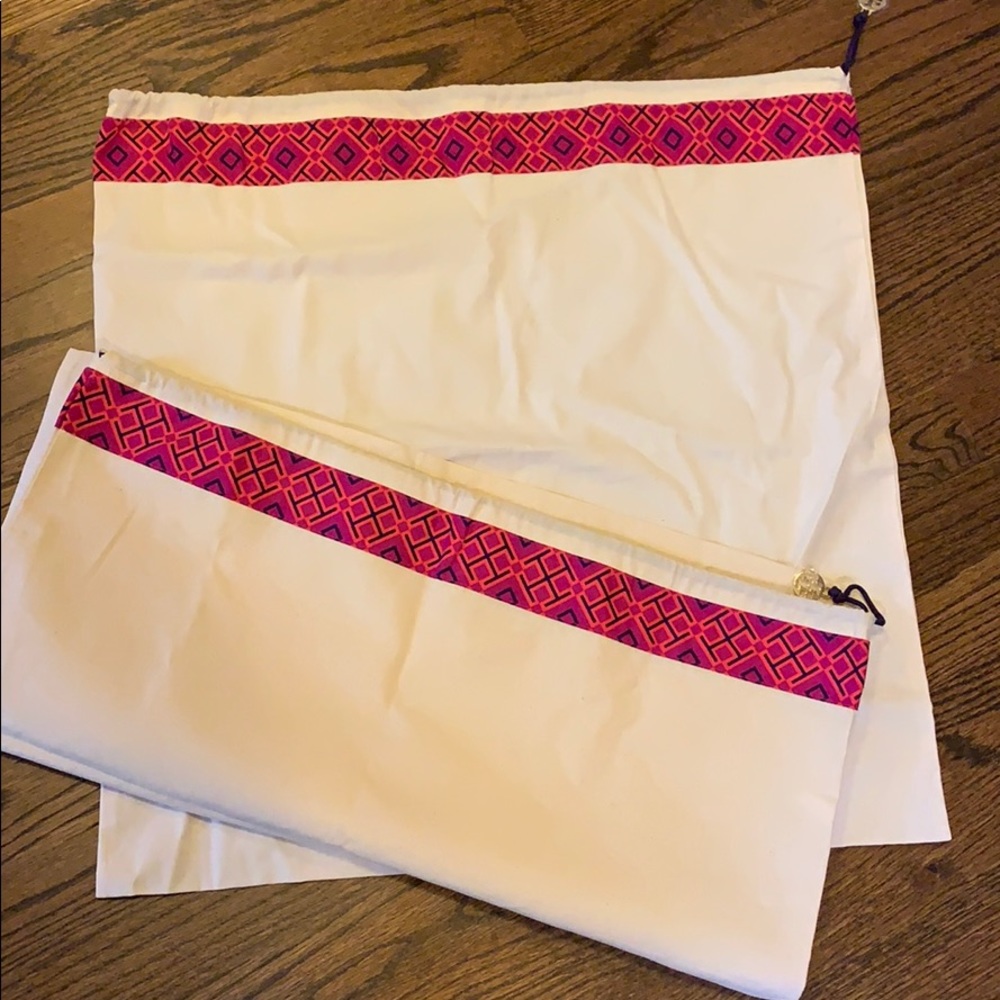 Tory Burch boot bags 2 includes brand new